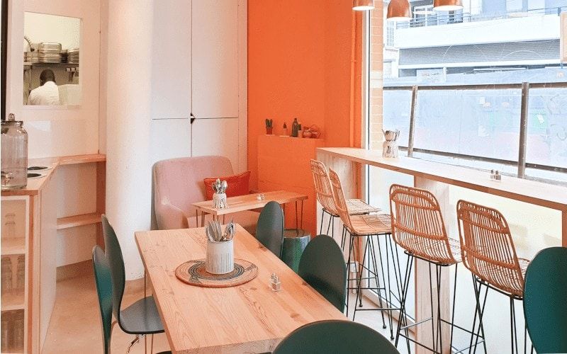 Intérieur du restaurant Amima