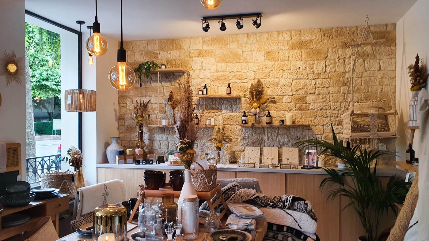 Intérieur du concept-store