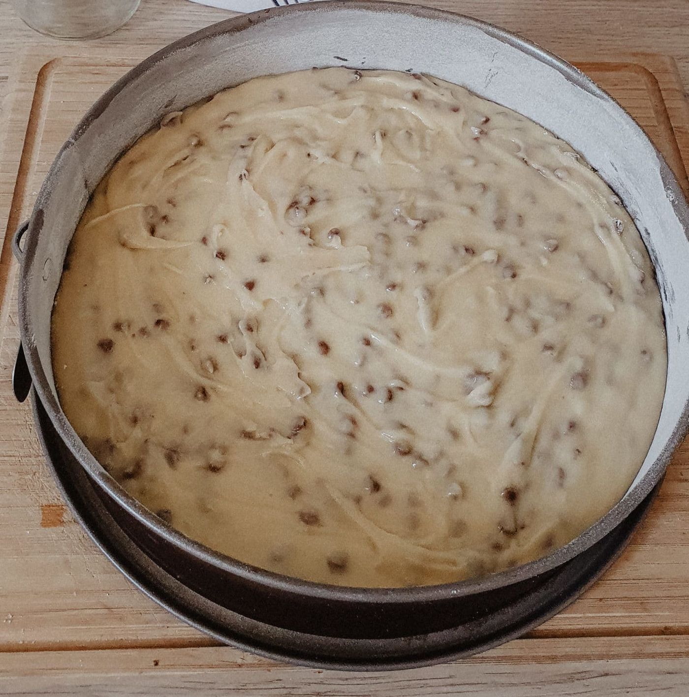Brookie prêt pour la cuisson