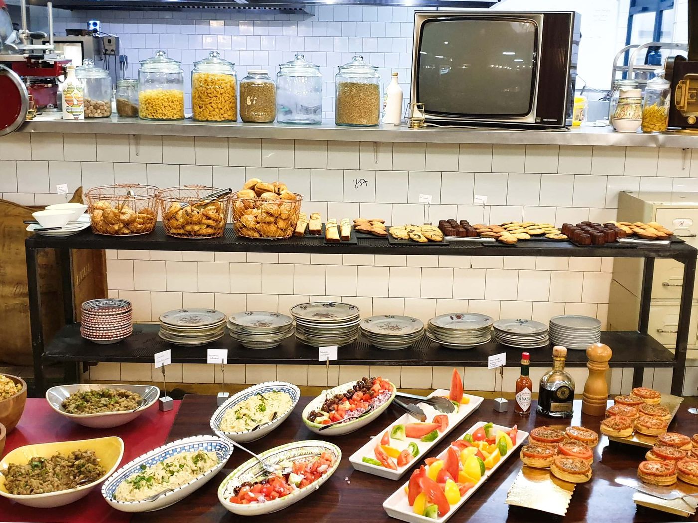 Vue du brunch à Cantine Sauvage