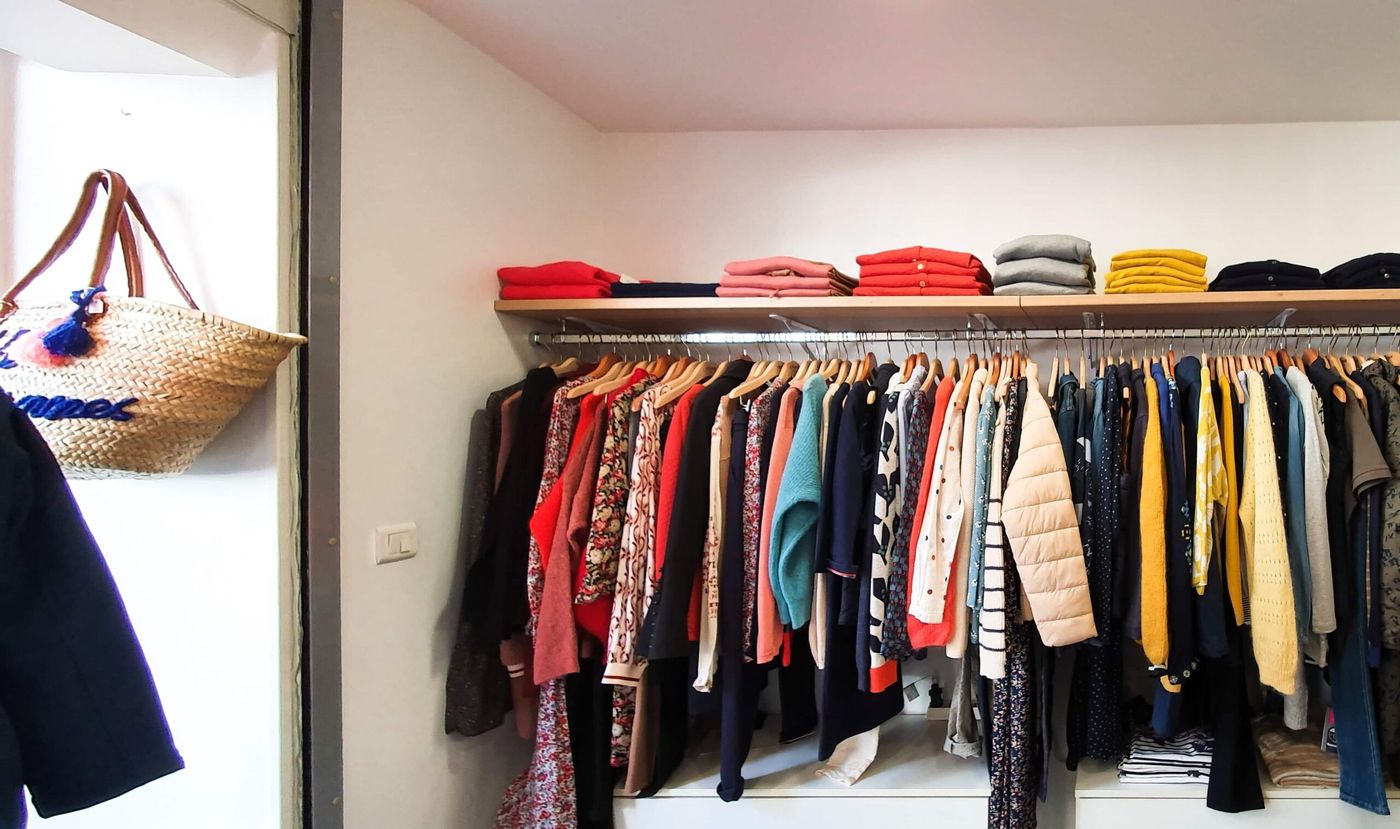 Vitrine de la boutique Les Parisiennes