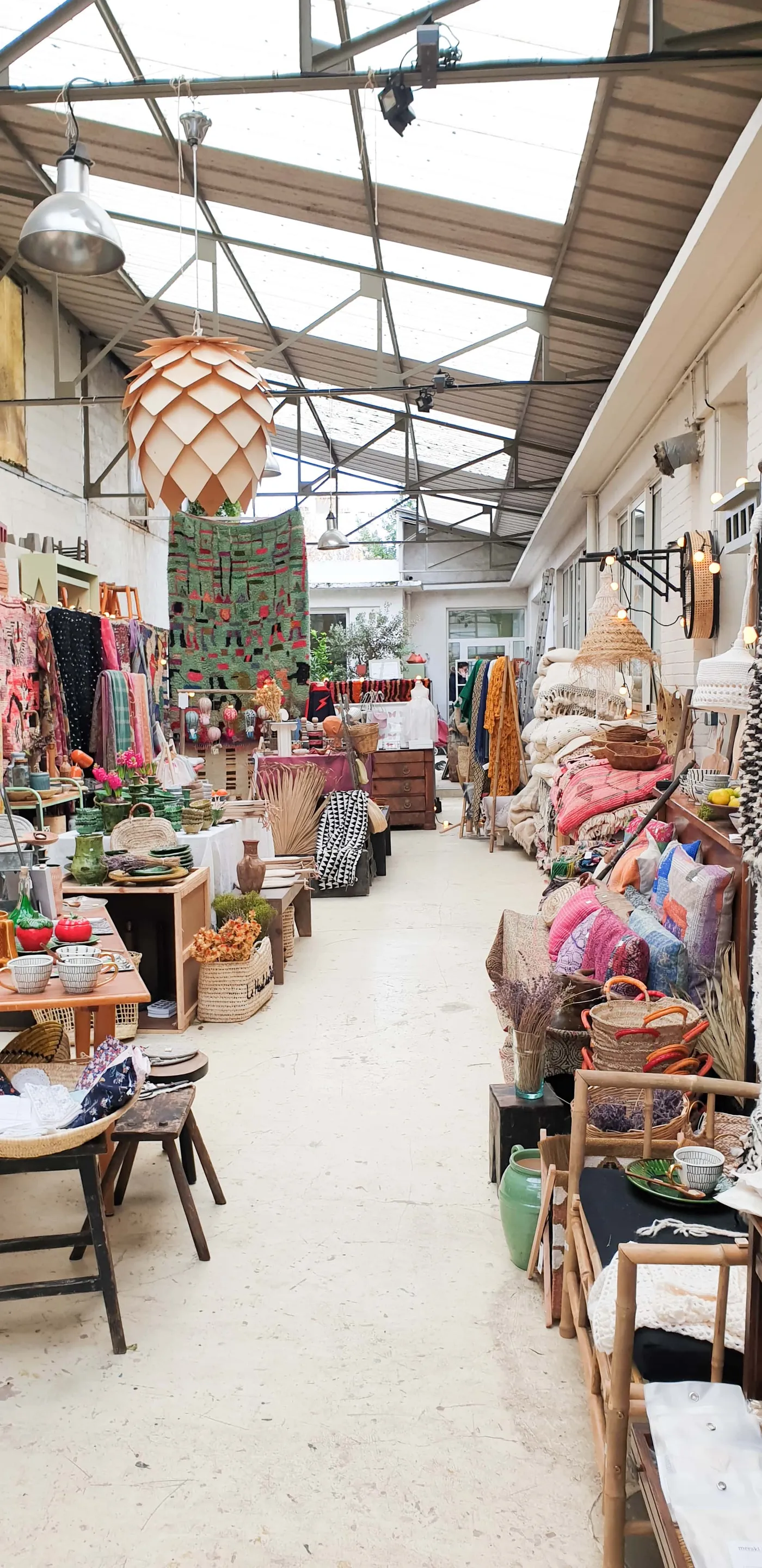 Vue d'ensemble du showroom