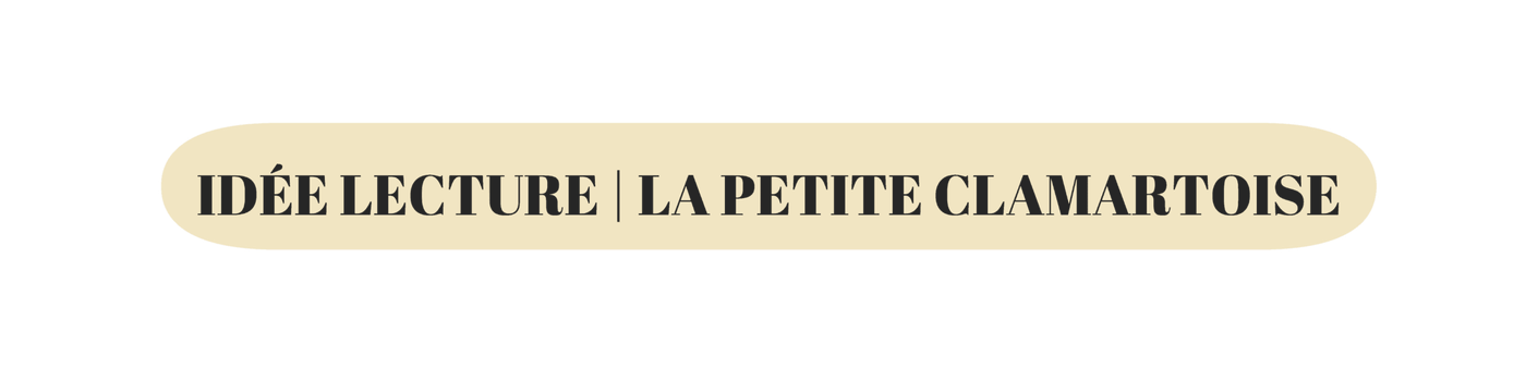 la petite clamartoise | idées lectures