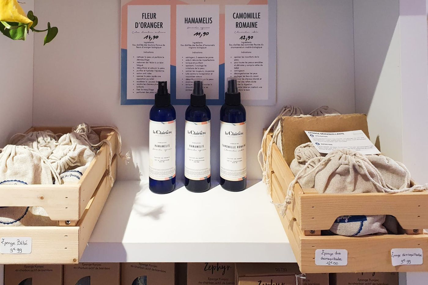 Produits bio et cosmétiques de La Clairière