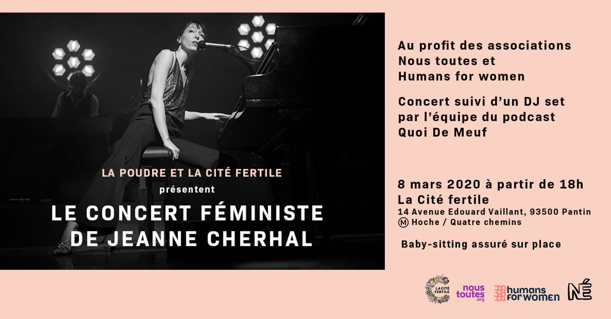 Idées sorties en banlieue parisienne -concert feministe la cité fertile